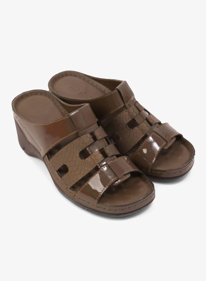 Comfort Plus COMFORT PLUS LADIES SANDALS  - GG118 BROWN